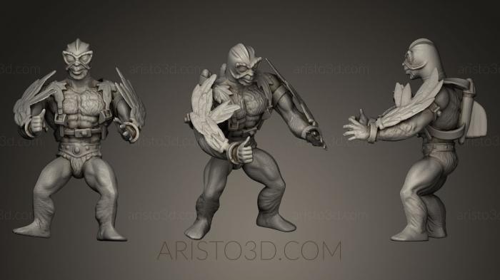 Figurines heroes, monsters and demons (STKM_0353) 3D model for CNC machine